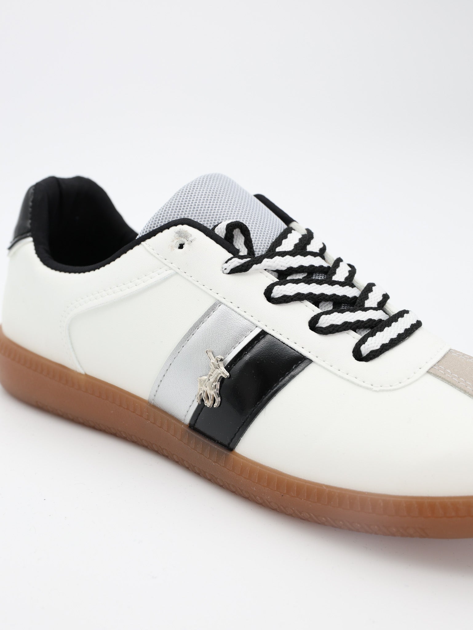 Polo Ladies Sneakers Side Flash Retro White